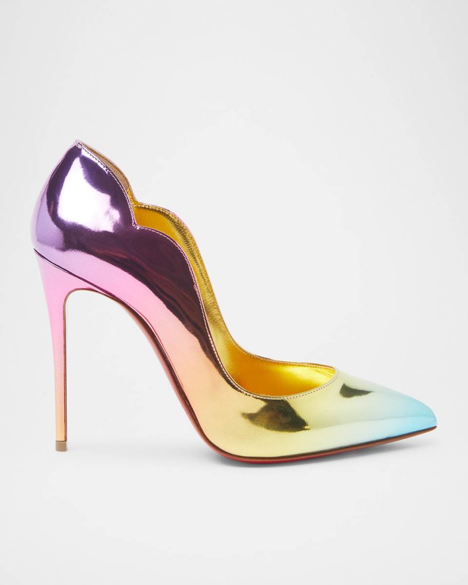 Hot Chick 100mm Specchio Red Sole Pumps